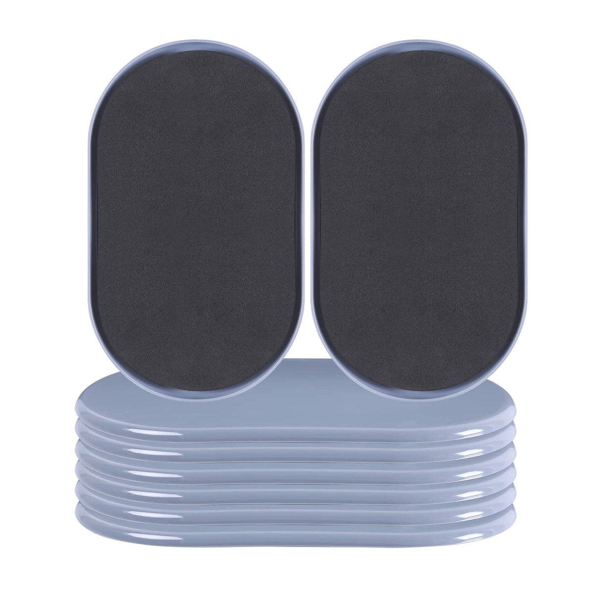 Ezprotekt reusable sliders under sofa enable easy, floor-protecting moves.