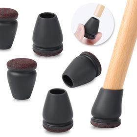 Ezprotekt round-leg protectors fit 0.63-0.79 inches to protect hardwood floors.