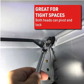 EZRED 4S12L locking mechanism keeps the drive steady during tricky tasks