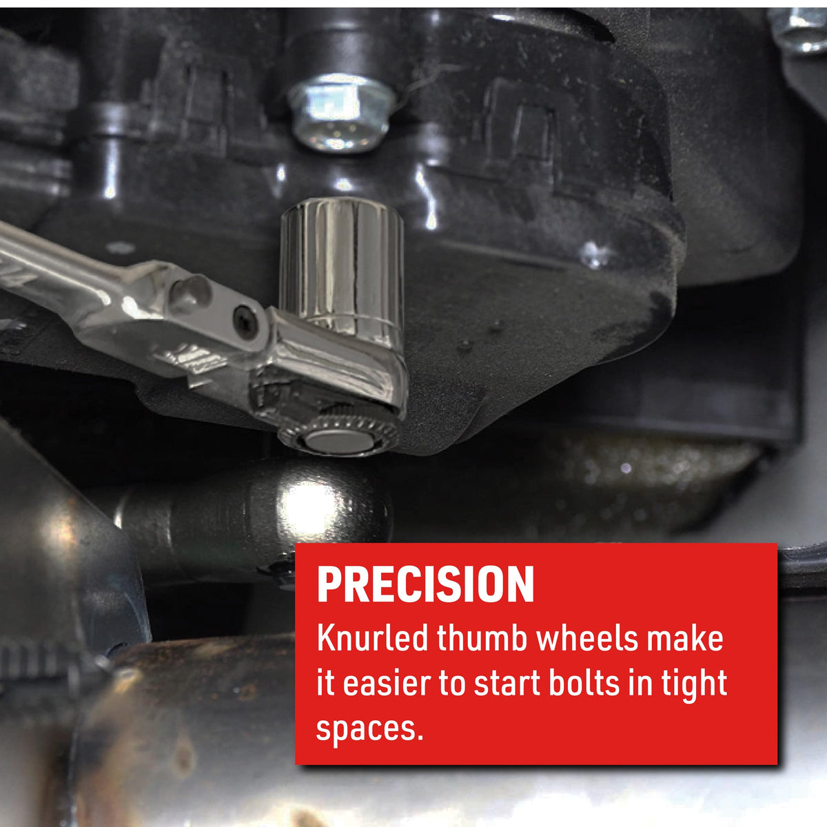 EZRED 4S12L pivoting head enables flexible access in confined spaces