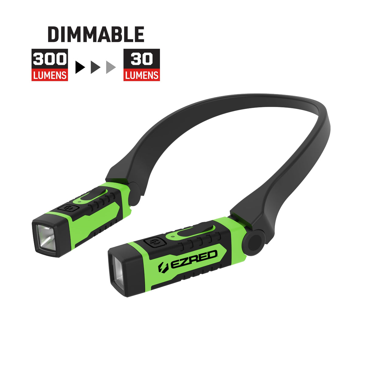 EZRED Anywear Neck Light durable ABS nylon construction for rough use