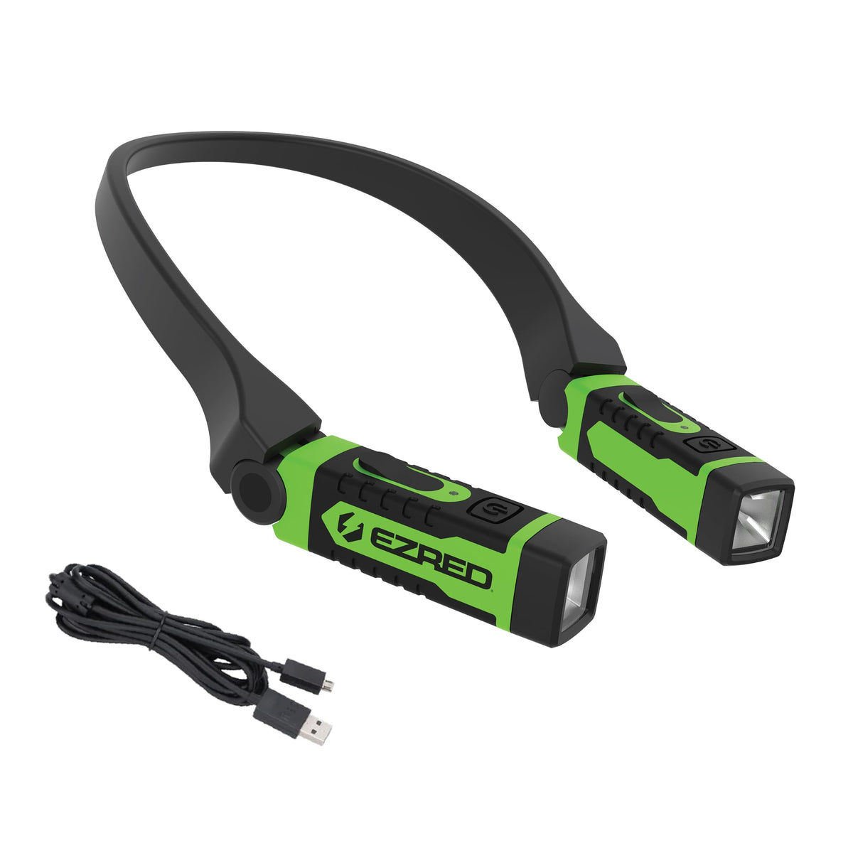 EZRED Anywear Neck Light front view shows hands-free illumination for precision tasks
