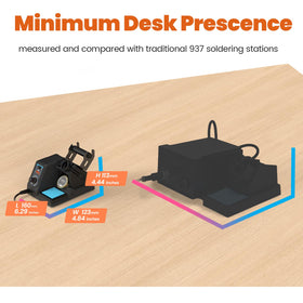 EZTOOLS 926LED V1 tip cleaner and sponge for quick maintenance between jobs.