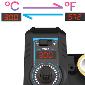 EZTOOLS 926LED V3 assisting hands stabilizing a PCB for steady soldering