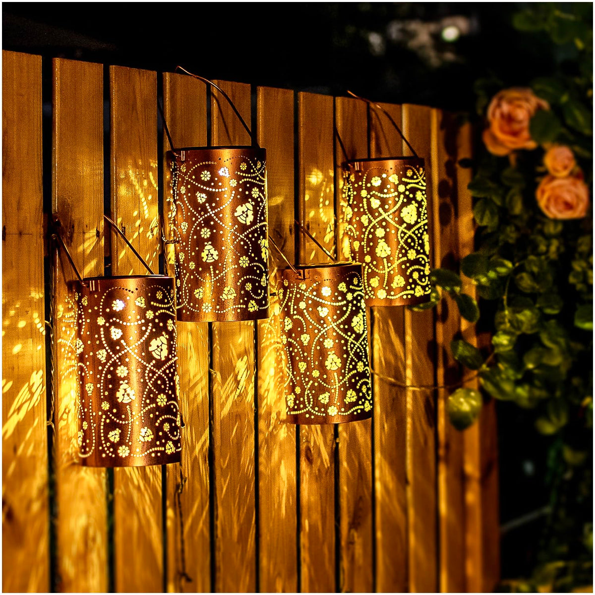 Handmade metal craft adds artistic charm to gardens.