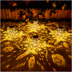 EZTZEN solar-powered LED lights provide energy-efficient illumination