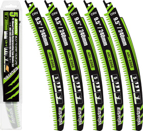 EZUVITA 9.5-inch arc-curved blade for deeper cuts and trimming precision