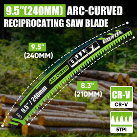 EZUVITA CR-V steel blade emphasizes durability and long-lasting sharpness