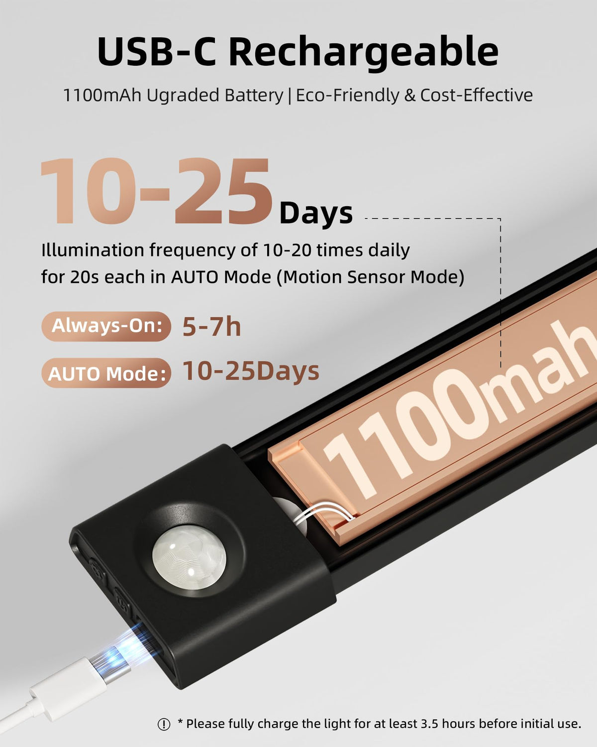 EZVALO three color temperature controls for warm, natural, or cool lighting.