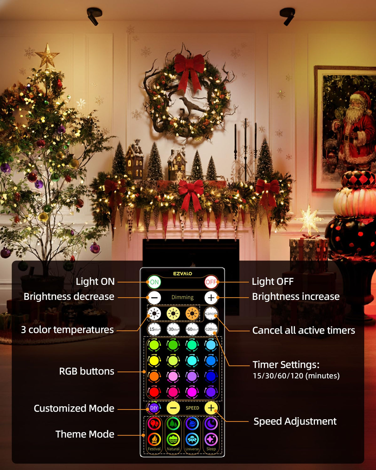 EZVALO adjustable head enables precise focus on paintings