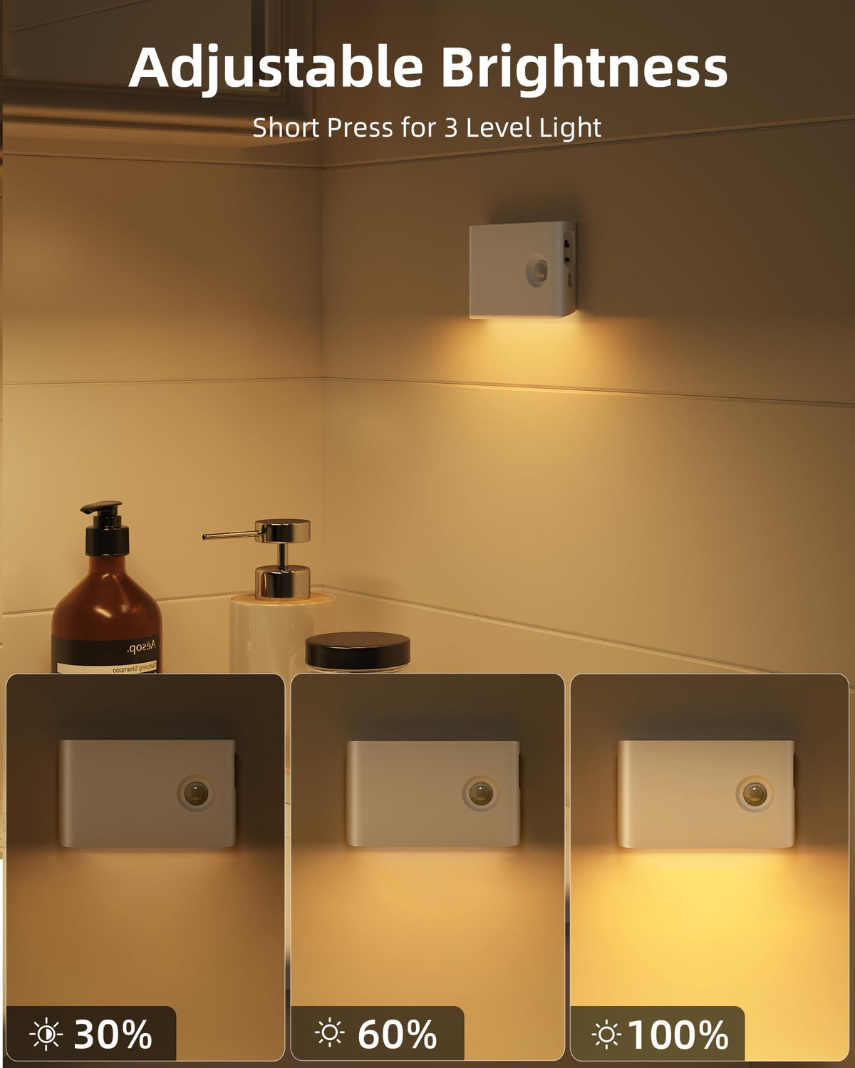EZVALO included adhesive metal plates for versatile placement