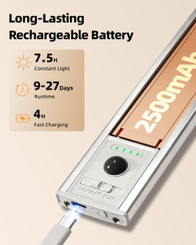 EZVALO battery indicator display enables easy power monitoring.