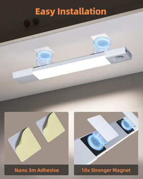 EZVALO bright even illumination for kitchens, pantries, and closets.