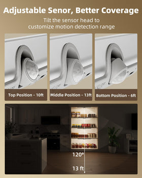 EZVALO three-color temperature closet light offers warm to cool options.