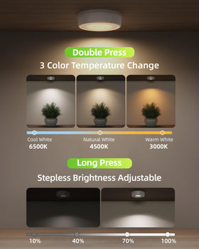 EZVALO closet light wireless for easy mount and bright closets.