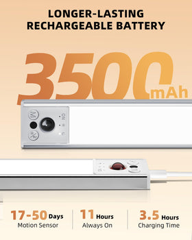 EZVALO dimmable closet light with stepless brightness for precise task lighting.