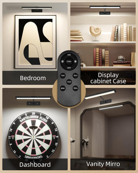 EZVALO easy-install screws secure wall-mounted artwork light.