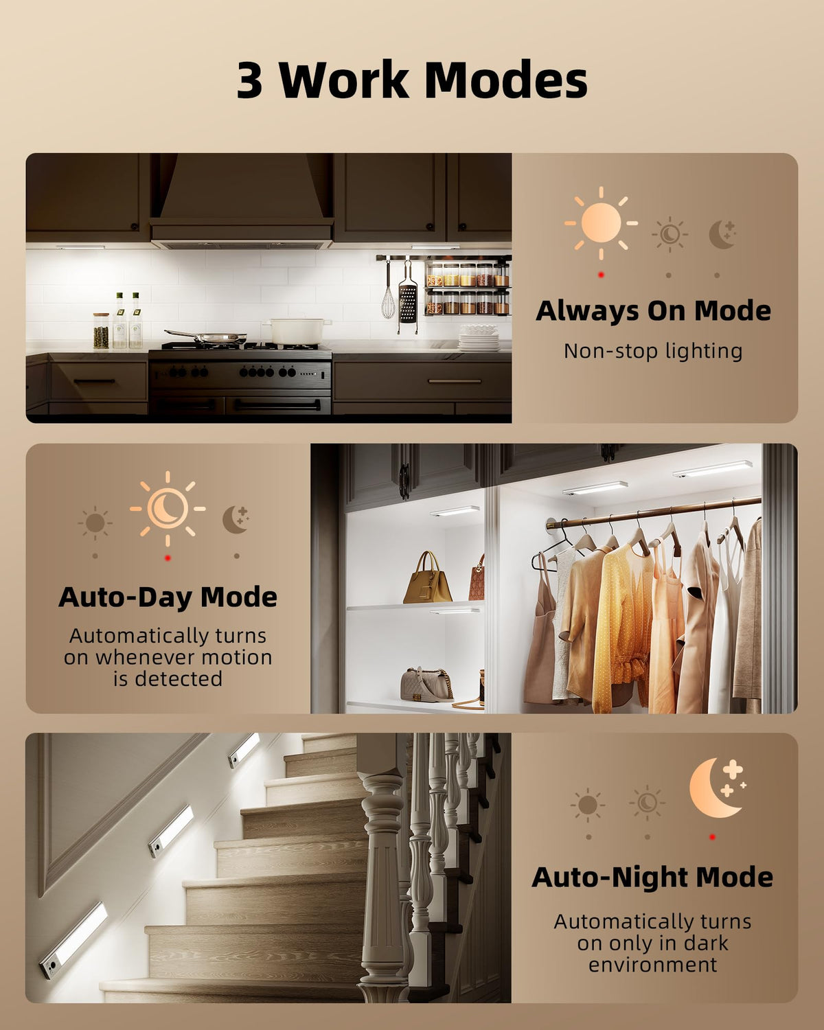 EZVALO remote control enables quick brightness and color changes