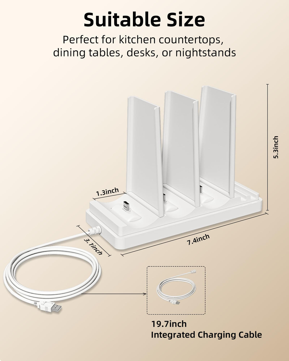 EZVALO ideal for kitchen, hallway, bedroom and bathroom placement