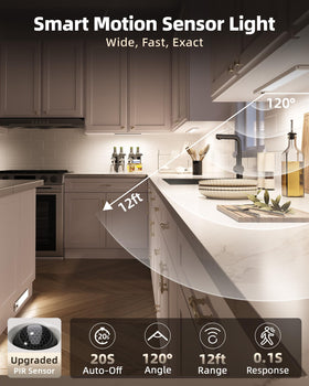 EZVALO 6500K cool-white kitchen light delivers bright task lighting