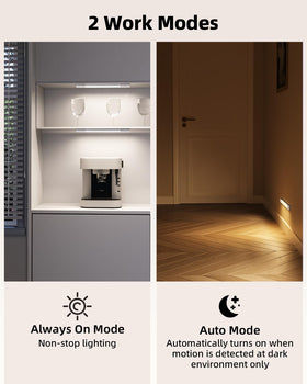 EZVALO LED light with three color temperatures for comfortable closet and hall lighting