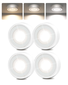 EZVALO LED puck light with 50 lm brightness for cabinet illumination