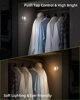 EZVALO closet and pantry lighting to improve visibility at night