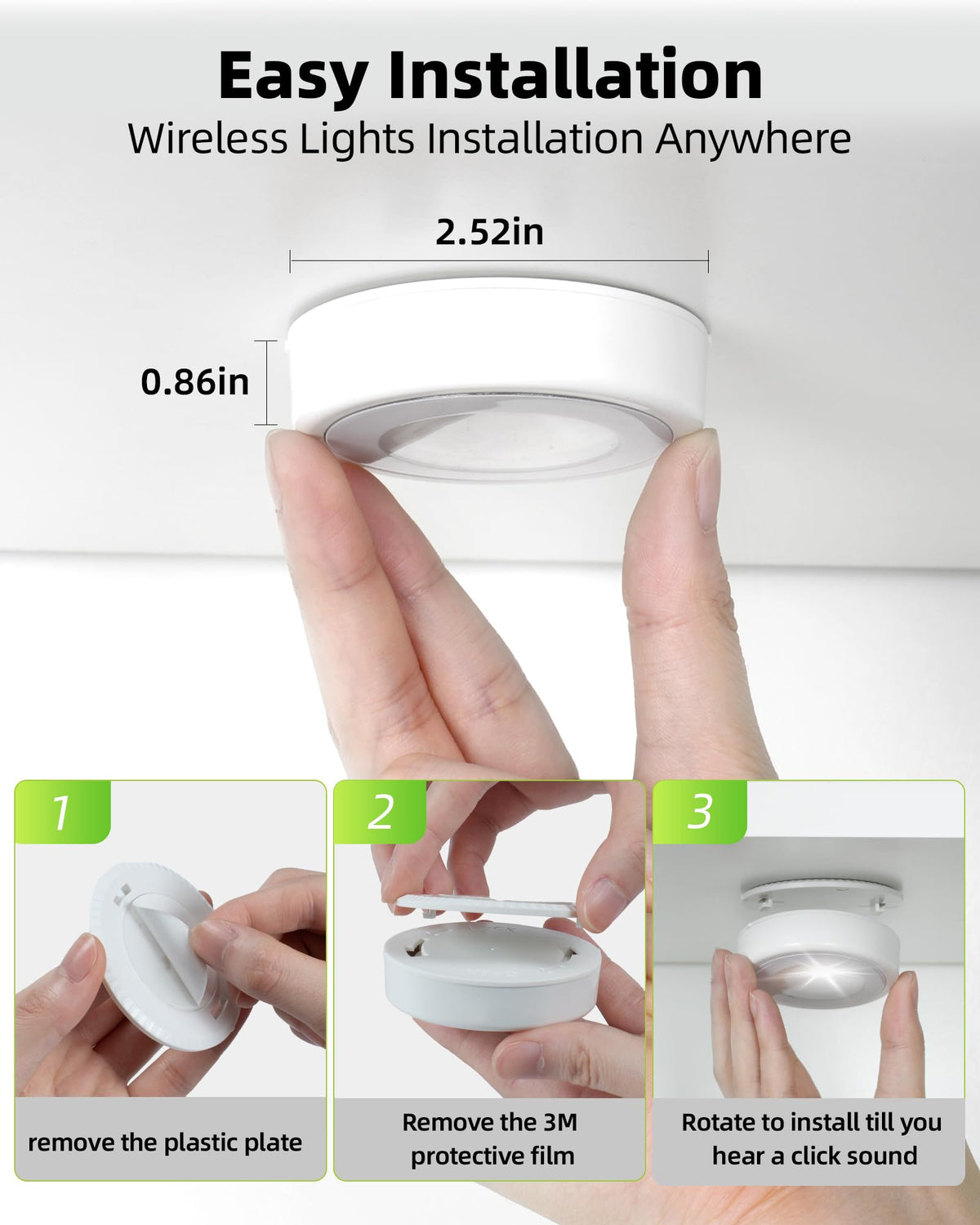 EZVALO under cabinet lighting ideal for kitchen and workspace