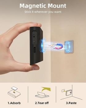 EZVALO magnetic installation for quick mounting on metal surfaces
