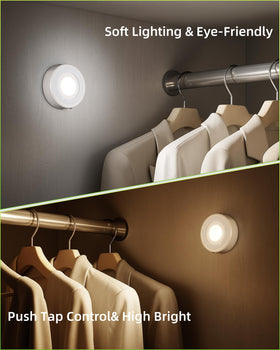 EZVALO mini touch light 2.5 inches offers simple fingertip control.
