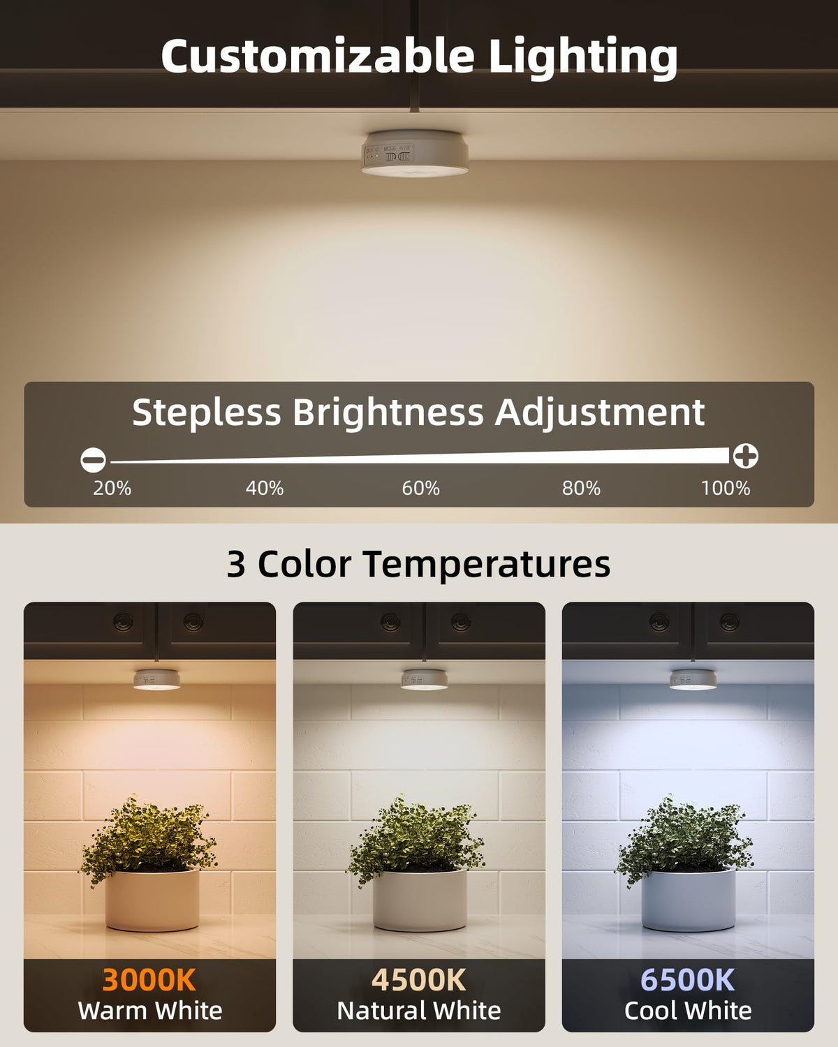 EZVALO motion mode lights on as movement is detected.
