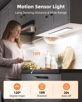 EZVALO motion sensor detects movement within 120-degree range and 10 ft.