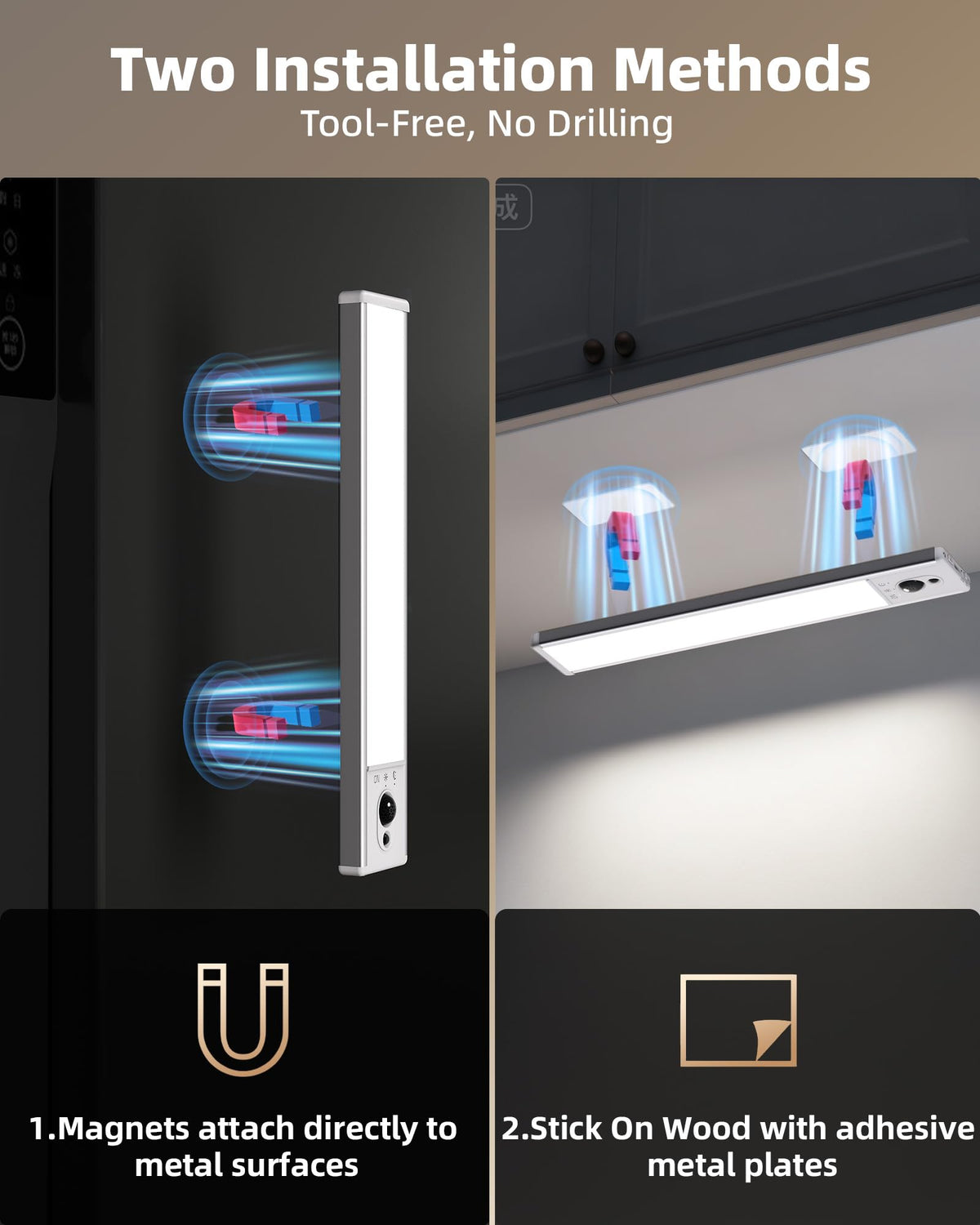 EZVALO motion sensor detects movement up to 10 ft