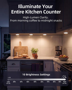 Motion-sensor EZVALO puck light activates on movement for hands-free illumination.