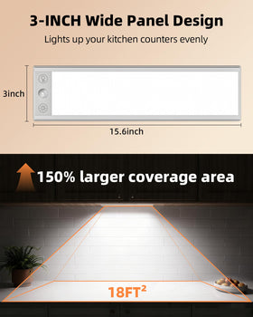EZVALO motion-sensor under-cabinet light activates with movement.