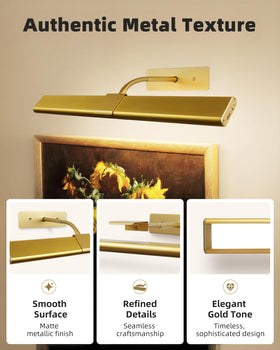EZVALO gold light rotates 90 degrees to adjust illumination