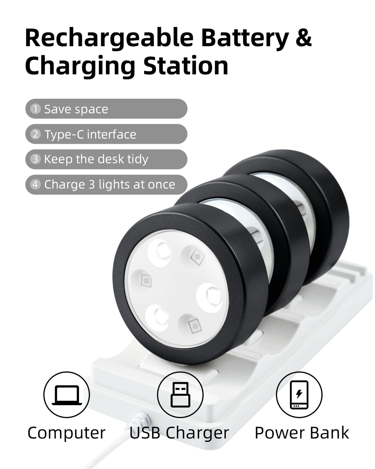 EZVALO remote-control picture light for easy color brightness and timer adjustments