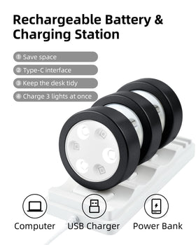 EZVALO remote-control picture light for easy color brightness and timer adjustments