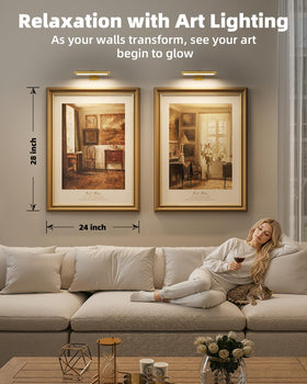 EZVALO USB-C charging keeps the light ready for extended art displays.