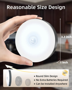 EZVALO puck lights with remote control for quick color and brightness changes