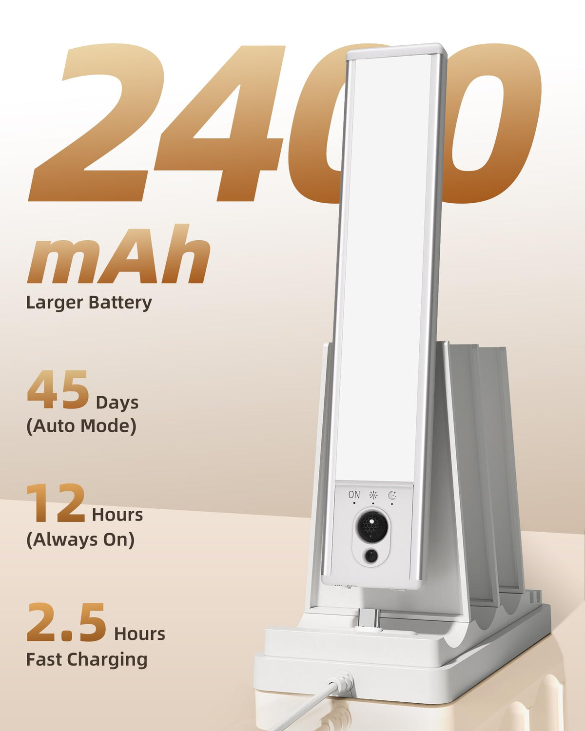 EZVALO remote control operation for convenient brightness and mode adjustments.