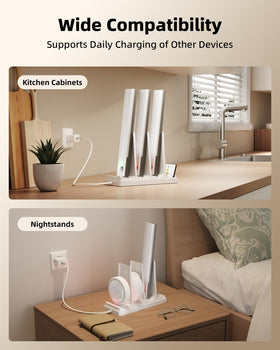 EZVALO remote storage slots keep remotes handy