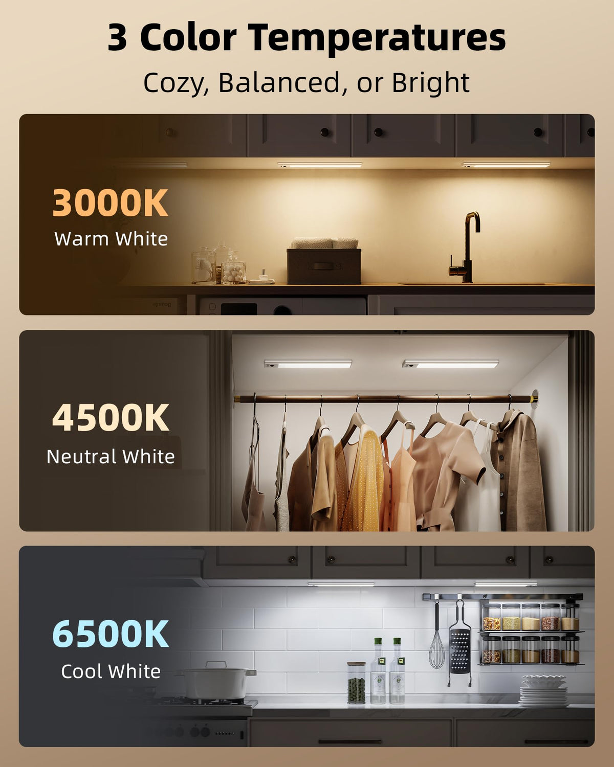 EZVALO always-on mode provides continuous light for long tasks.