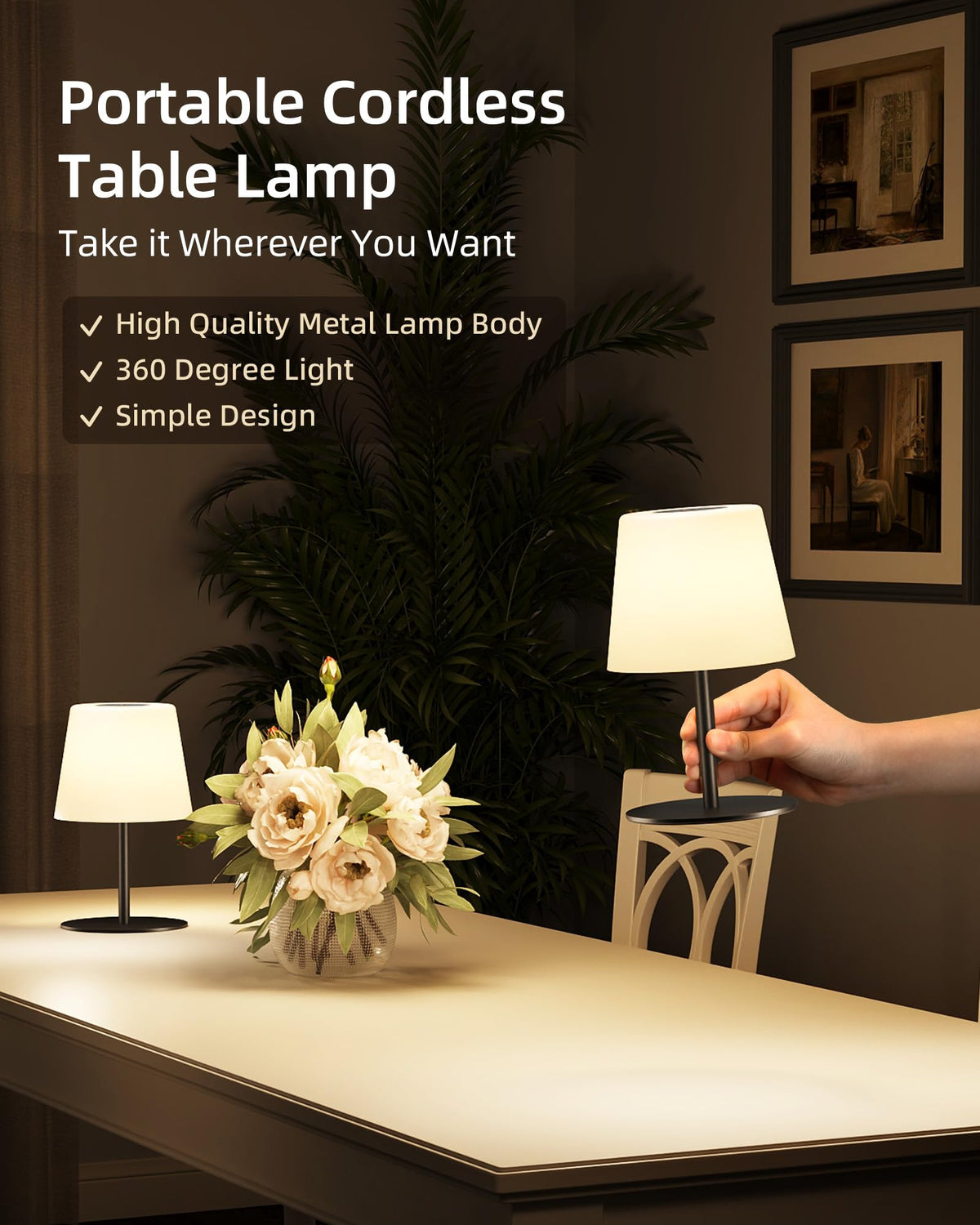 EZVALO Spa-Like Shower Lamp 3 color temperatures for mood and clarity