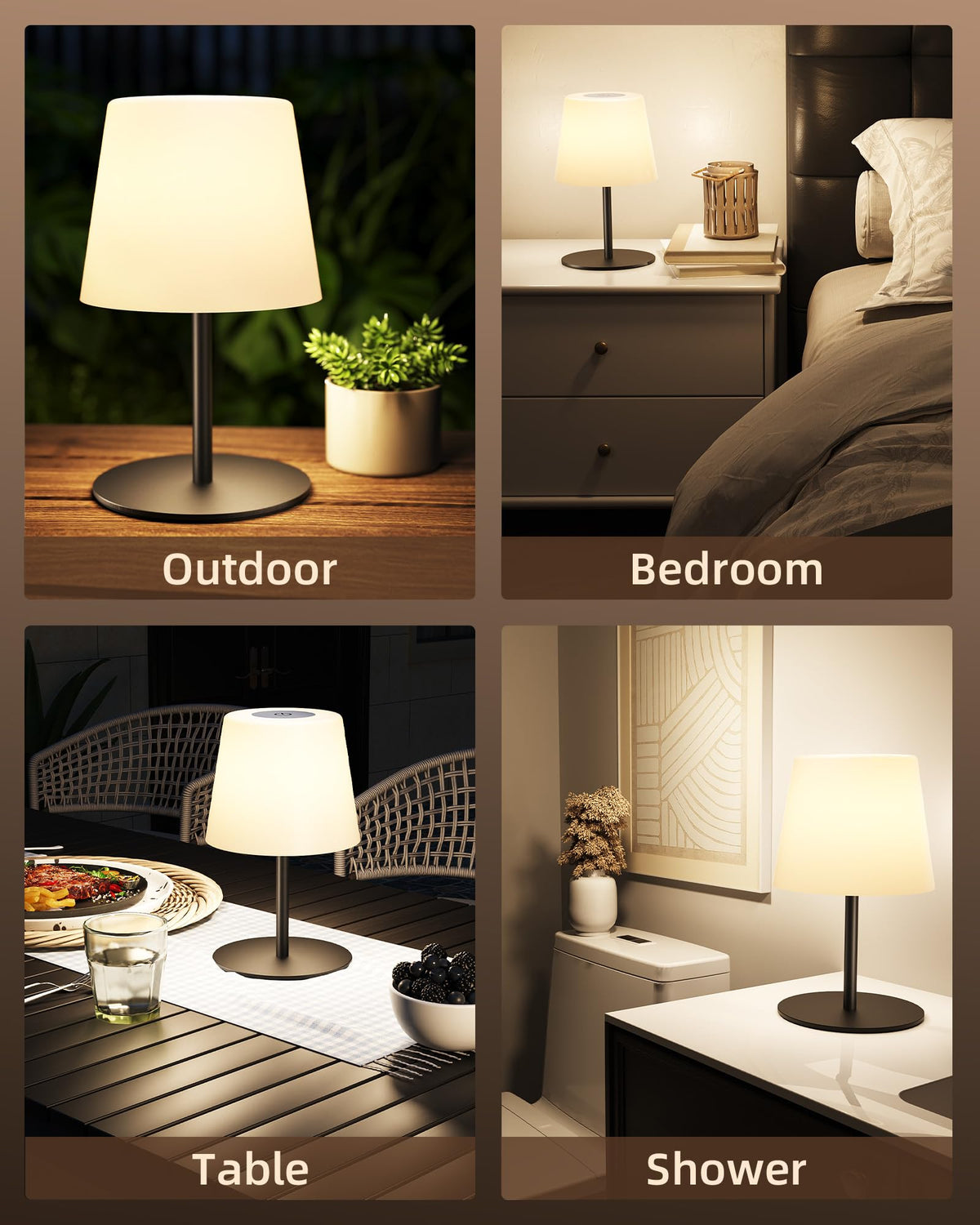 EZVALO Spa-Like Shower Lamp cool white mode for brighter visibility