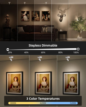 EZVALO spot light wall-mount ideal for discreet wall décor lighting.
