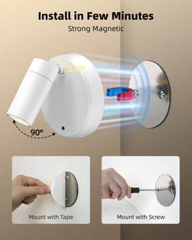 EZVALO Spot Lights come in a 4-pack for versatile setups.