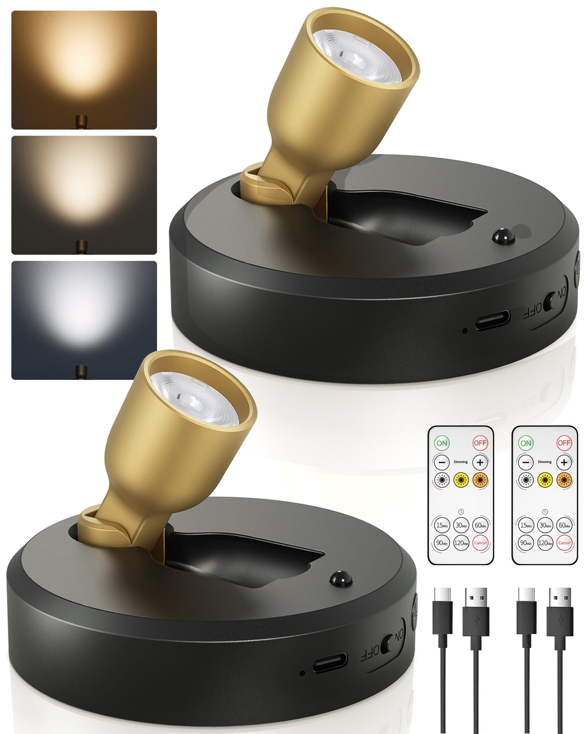 EZVALO Spotlight Indoor with remote control for convenient dimming on artwork