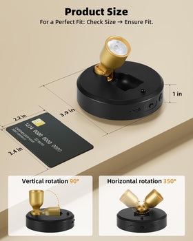 EZVALO Adjustable tilt and rotation for tailored highlights