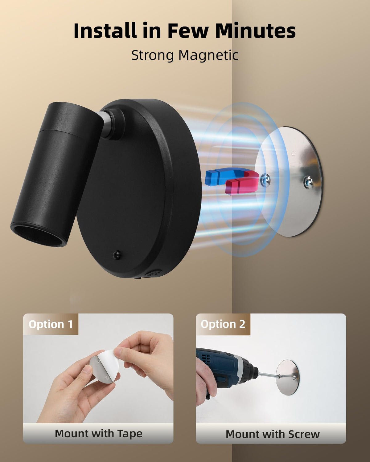 EZVALO offers 3000K, 4200K, and 5200K color temps for mood control.